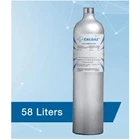 58 Liter CALGAZ Oxygen Gas Span Cylinder 1